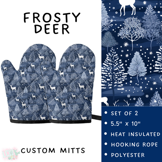 Batch #416 - Baking Spirits Bright 2 - Closes 9/19 - ETA early Nov - Frosty Deer Oven Mitts