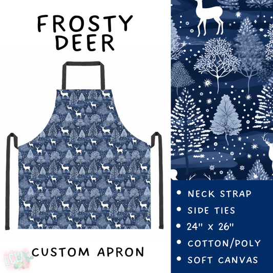 Batch #416 - Baking Spirits Bright 2 - Closes 9/19 - ETA early Nov - Frosty Deer Apron