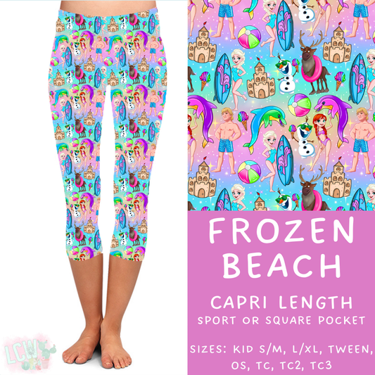 Batch #333 - Magical Summer - Closes 5/7 - ETA late June - Frozen Beach Full and Capri Length Leggings
