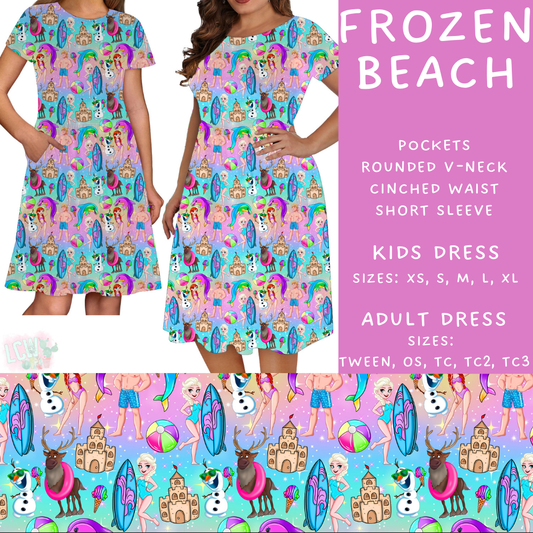 Batch #333 - Magical Summer - Closes 5/7 - ETA late June - Frozen Beach Adult & Kids Dresses