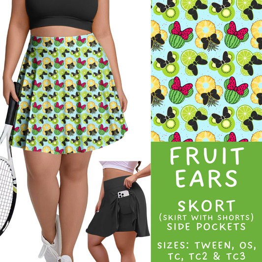 Batch #333 - Magical Summer - Closes 5/7 - ETA late June - Fruit Ears Skort