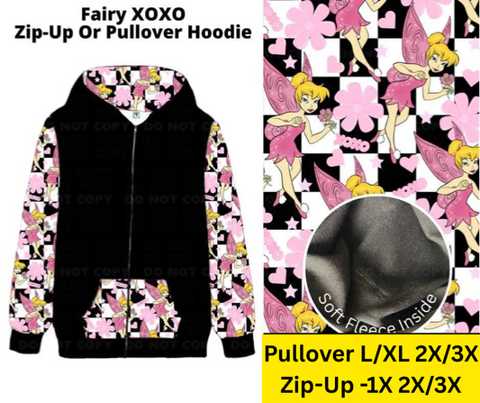 Fairy XOXO Zip-Up or Pullover Hoodie