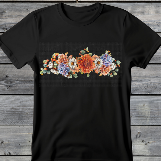 Fall Mum Boquet Collab Tees  Run 347