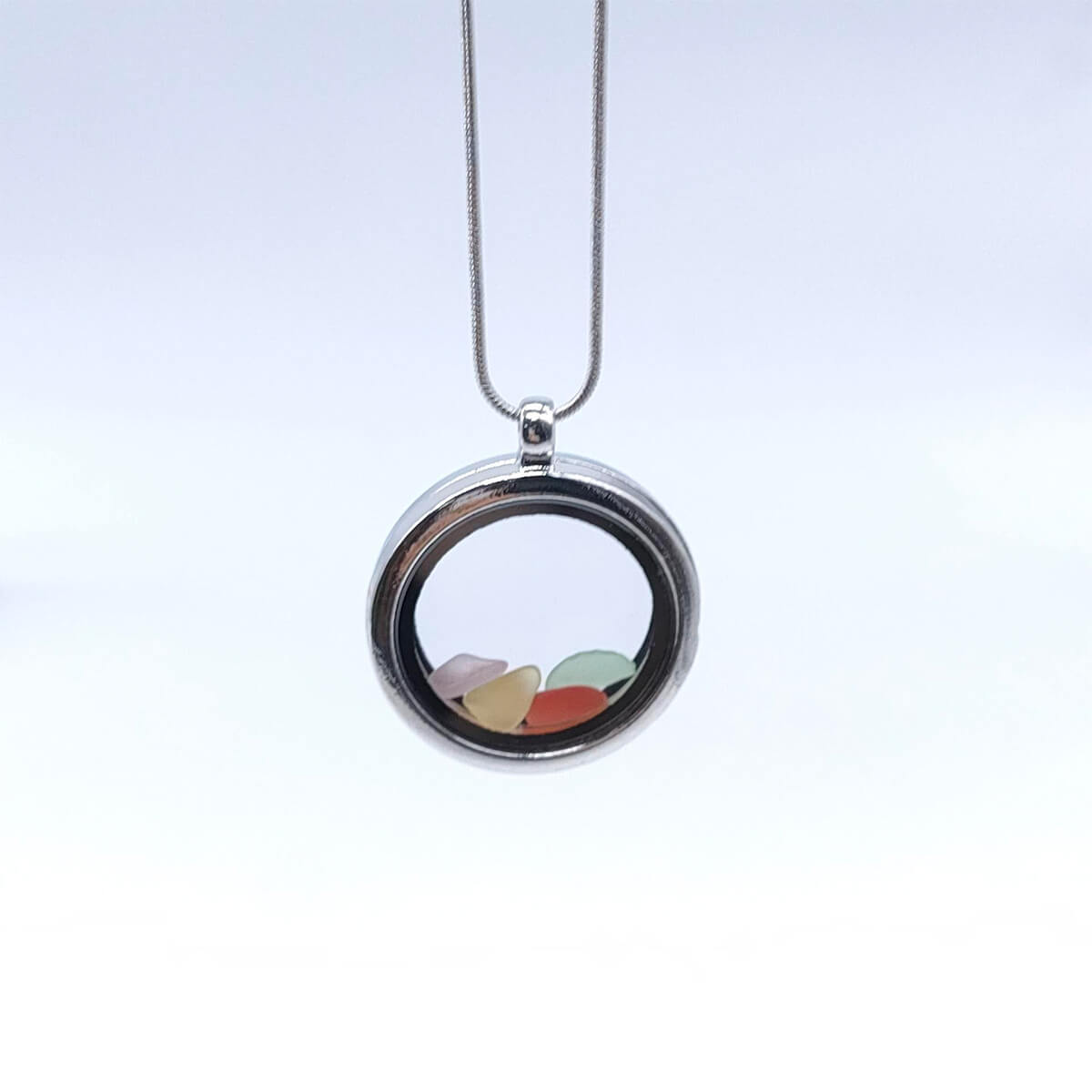 FLOATING SEA GLASS NECKLACE - Alonna's Legging Land