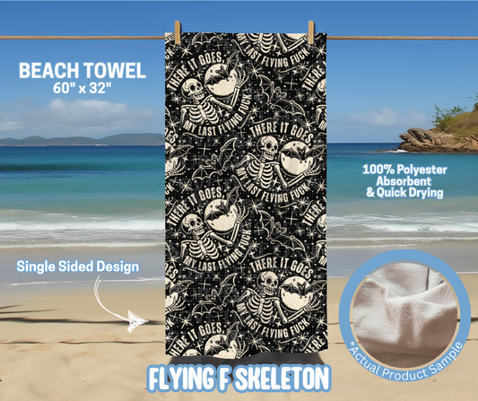 Preorder! Closes 5/15. ETA August. Flying F Skeleton Towel