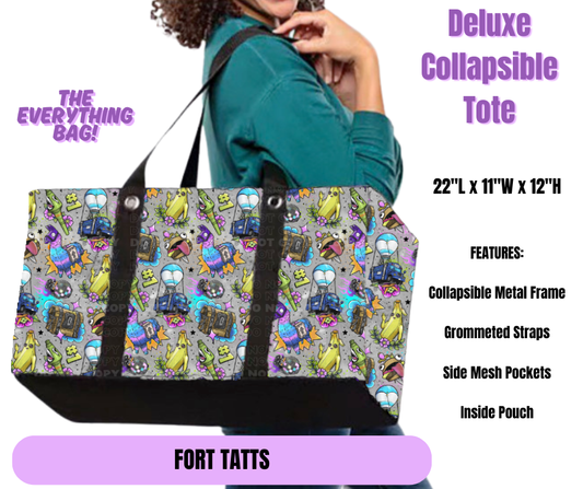Preorder! Closes 5/19. ETA August. Fort Tatts Collapsible Tote