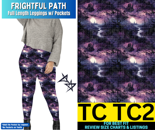Frightful Path Full Length Leggings w/ Pockets - Alonna's Legging Land
