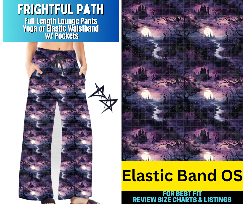 Frightful Path Full Length Lounge Pants - Alonna's Legging Land