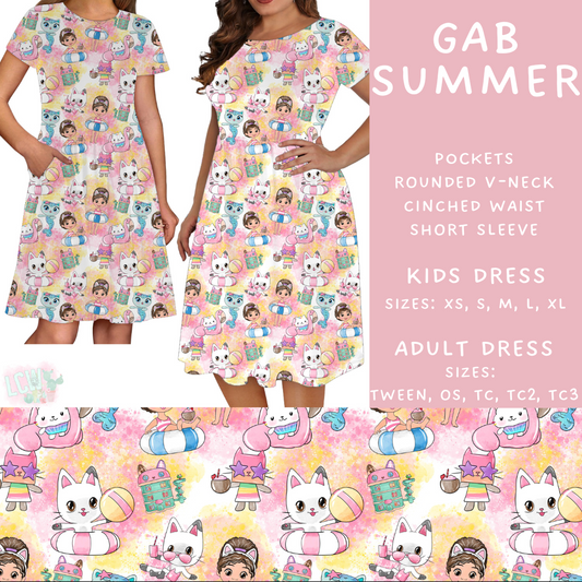 Batch #339 - Character Summer - Closes 5/15 - ETA mid July - Gab Summer Adult & Kids Dresses