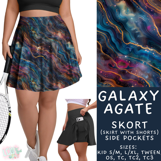 Batch #421 - Fun Run 15 - Closes 9/29 - ETA mid/late Nov - Galaxy Agate Skort