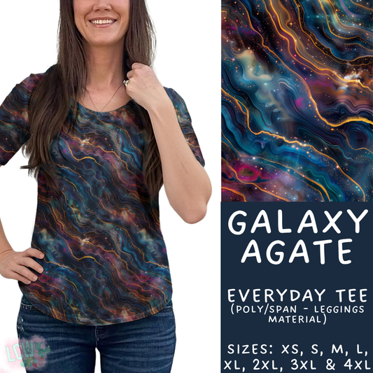 Batch #421 - Fun Run 15 - Closes 9/29 - ETA mid/late Nov - Galaxy Agate Everyday Tee