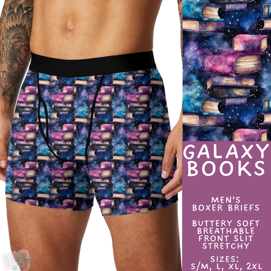 Batch #473 - Comfortable Underwear 5 - Closes 1/9 - ETA early March - Galaxy Books Men's Boxer Briefs