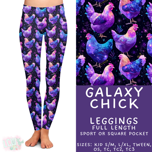 Batch #421 - Fun Run 15 - Closes 9/29 - ETA mid/late Nov - Galaxy Chick Full Length Leggings