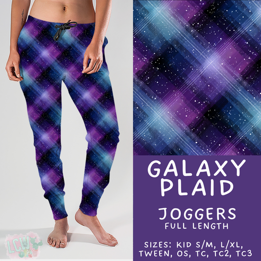 Batch #421 - Fun Run 15 - Closes 9/29 - ETA mid/late Nov - Galaxy Plaid Joggers