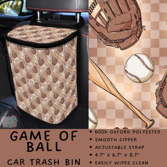 Batch #423 - Car Accessories - Closes 10/2 - ETA mid/late Nov - Game of Ball Car Trash Bin