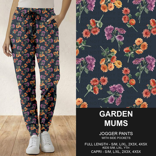 B308 - Preorder Garden Mums Joggers (Closes 8/16. ETA: late Oct.)