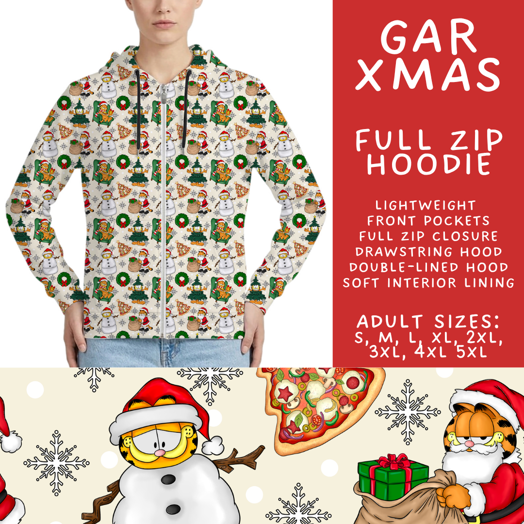 Batch #558 - Magical Character Christmas - Closes 7/20 - ETA mid/late Sept - Gar Xmas Full Zip Hoodie