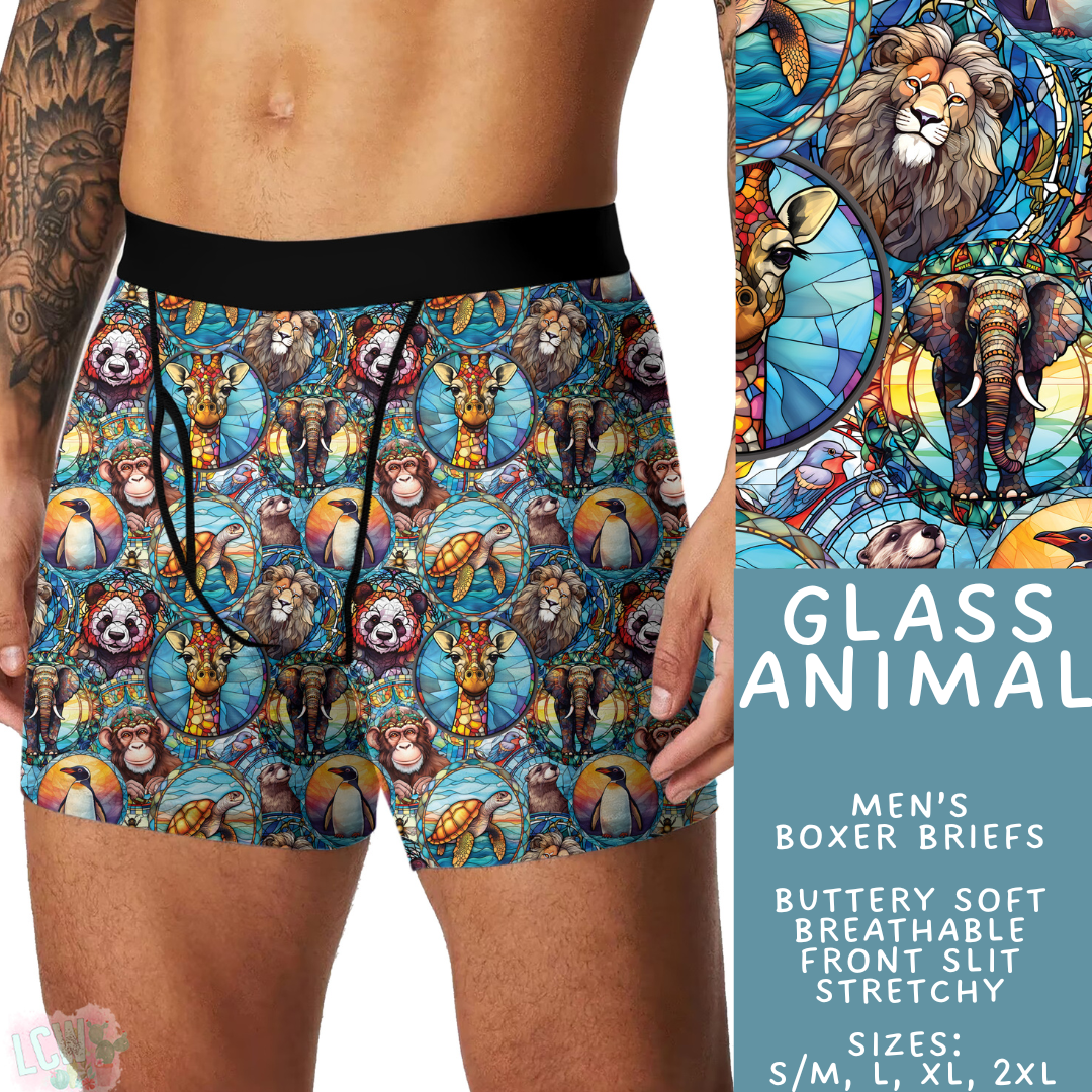 Batch #473 - Comfortable Underwear 5 - Closes 1/9 - ETA early March - Glass Animal Men's Boxer Briefs