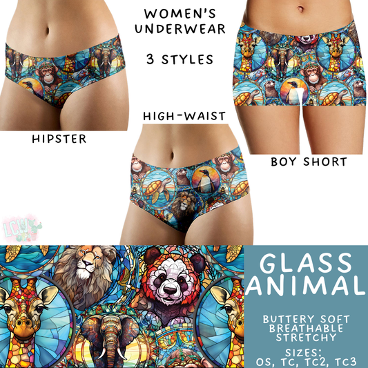 Batch #473 - Comfortable Underwear 5 - Closes 1/9 - ETA early March - Glass Animal Women's Underwear