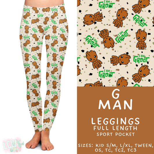 Batch #445 - Fun Run 16 - Closed 11/10 - ETA late Dec - G Man Full Length Leggings