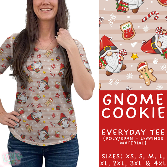 Batch #424 - Jingle All The Way - Closes 10/3 - ETA mid/late Nov - Gnome Cookie Everyday Tee