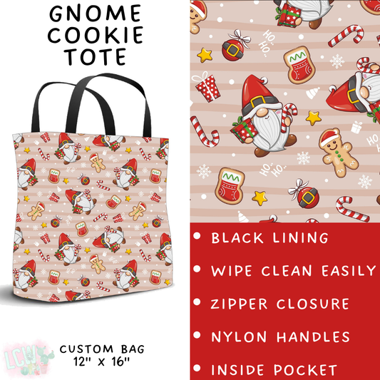 Batch #424 - Jingle All The Way - Closes 10/3 - ETA mid/late Nov - Gnome Cookie Tote