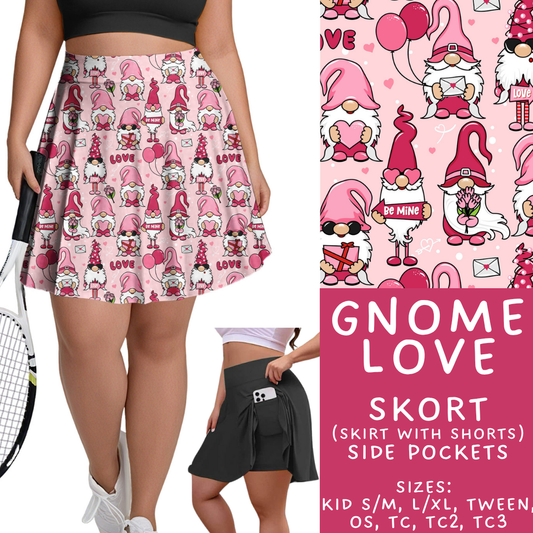 Batch #453 - Love Day 2 - Closes 11/24 - ETA mid Jan - Gnome Love Skort