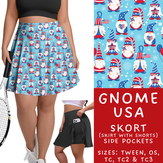 Batch #337 - USA Faves - Closes 5/7 - ETA mid June - Gnome USA Skort