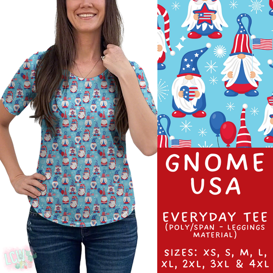 Batch #337 - USA Faves - Closes 5/7 - ETA mid June - Gnome USA Everyday Tee