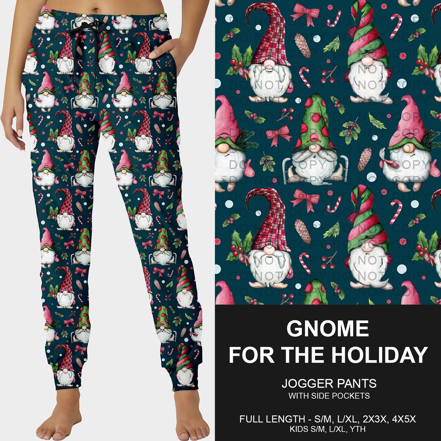 B254 - Preorder Gnome for the Holiday Joggers (Closes 10/05. ETA early Dec.)