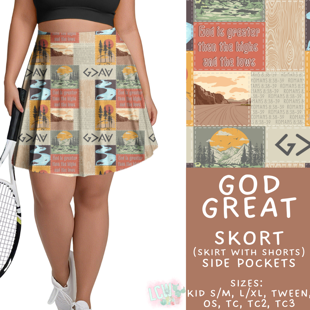 Batch #468 - Fun Run 18 - Closes 12/26 - ETA late Feb - God Great Skort