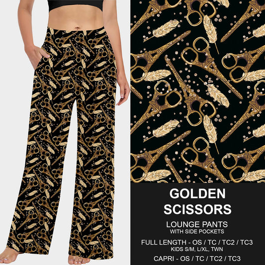 B229 - Preorder Golden Scissors Lounge Pants (Closes 5/18. ETA: late July)