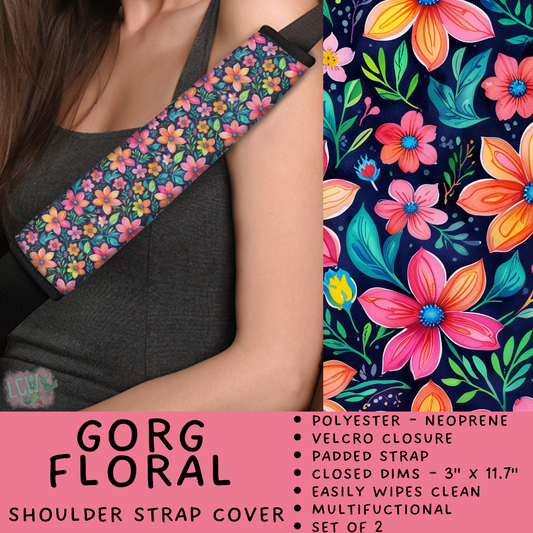 Batch #423 - Car Accessories - Closes 10/2 - ETA mid/late Nov - Gorg Floral Shoulder Strap Pads