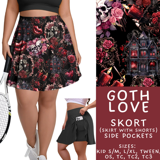 Batch #453 - Love Day 2 - Closes 11/24 - ETA mid Jan - Goth Love Skort