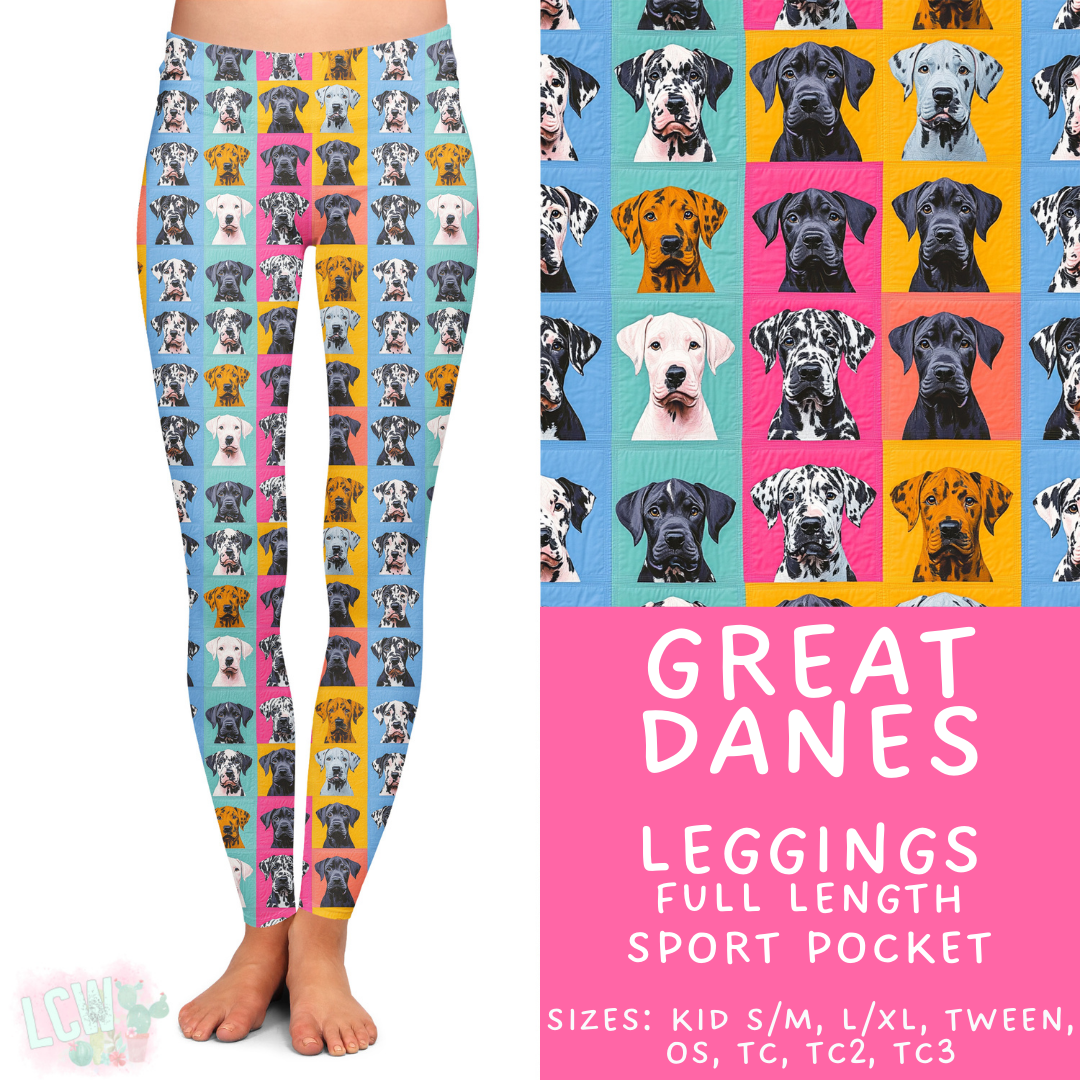 Batch #471 - November Request Run - Closes 1/2 - ETA late Feb - Great Danes Full Length Leggings
