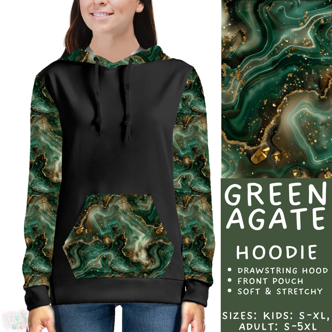 Batch #448 - Agate Collection - Closes 11/17 - ETA early Jan - Green Agate Hoodie