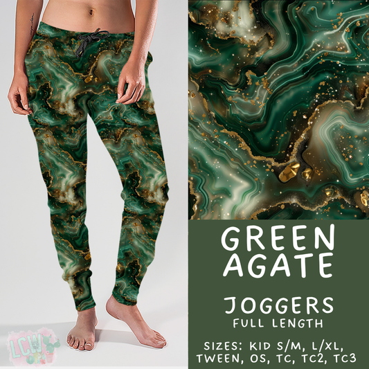 Batch #448 - Agate Collection - Closes 11/17 - ETA early Jan - Green Agate Joggers