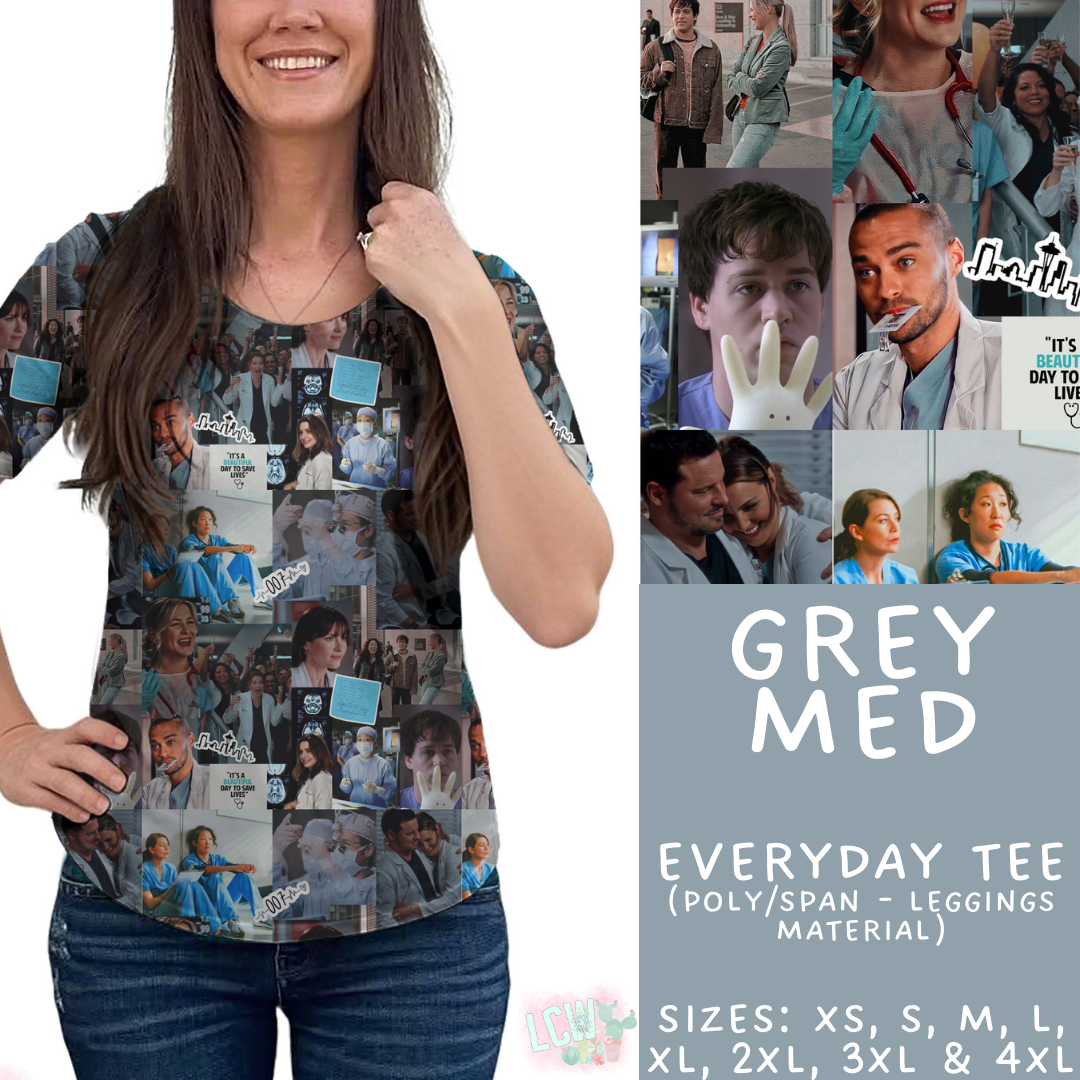 Batch #502 - Show Time - Closes 3/11 - ETA mid May - Grey Med Everyday Tee