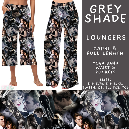 Batch #502 - Show Time - Closes 3/11 - ETA mid May - Grey Shade Capri and Full Length Loungers
