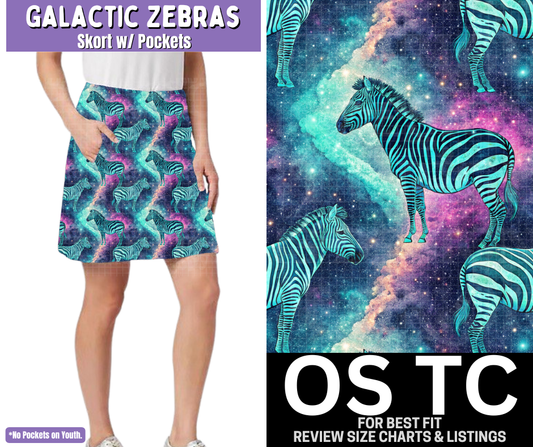 Galactic Zebras Skort