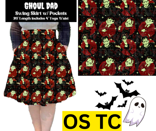 Ghoul Dad Swing Skirt
