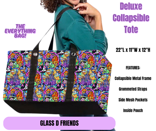 Preorder! Closes 5/19. ETA August. Glass D Friends Collapsible Tote