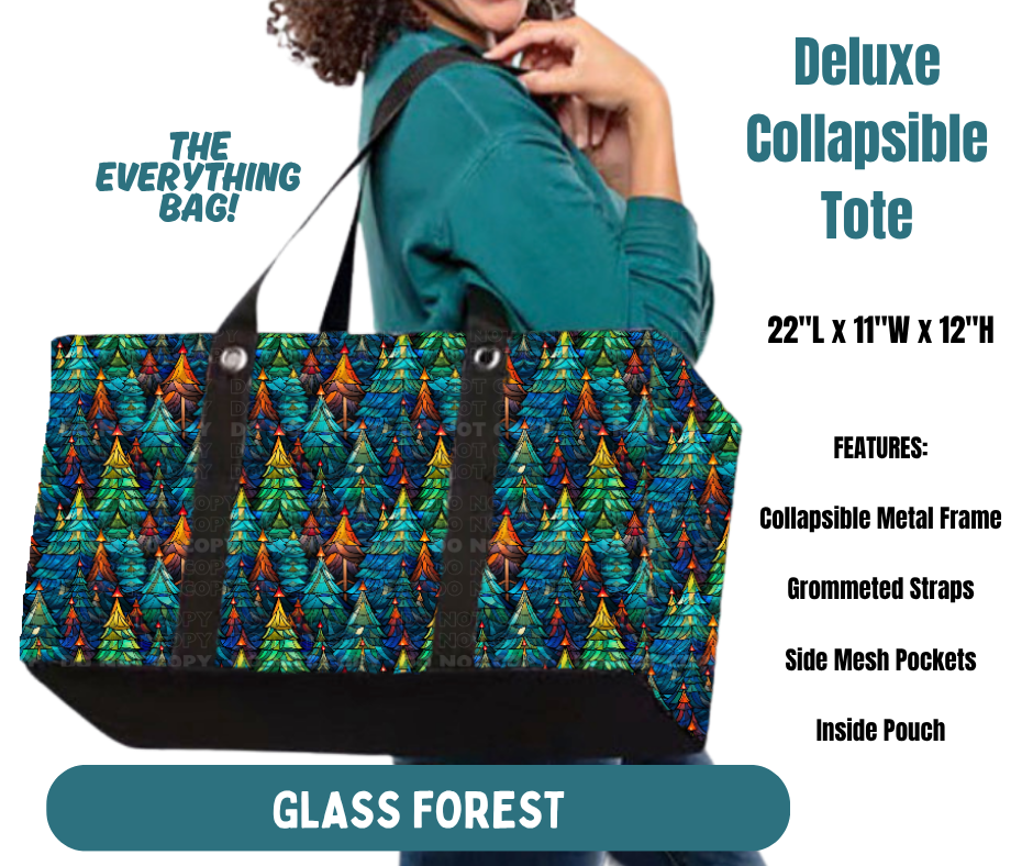 Preorder! Closes 8/13. ETA Nov. Glass Forest Collapsible Tote