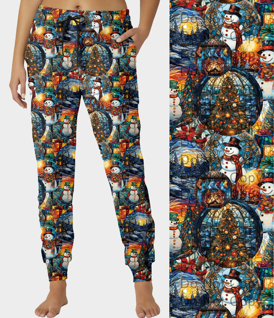 RTS - Glass Christmas Joggers
