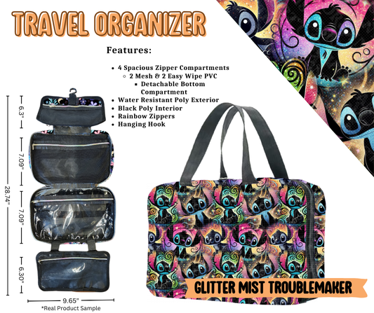 Glitter Mist Troublemaker Travel Organizer