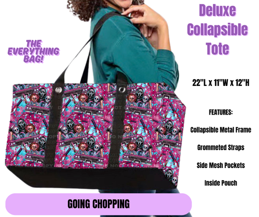 Preorder! Closes 5/19. ETA August. Going Chopping Collapsible Tote
