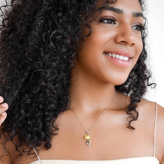 SUNFLOWER NECKLACE - Alonna's Legging Land