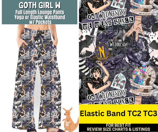 Goth Girl W Full Length Lounge Pants - Alonna's Legging Land