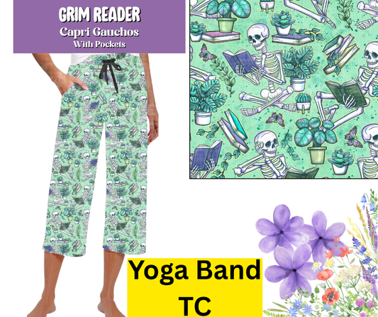 Grim Reader Capri Gauchos