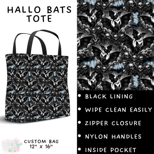 Batch #560 - Halloween 4 - Closes 7/26 - ETA late Sept - Hallo Bats Tote